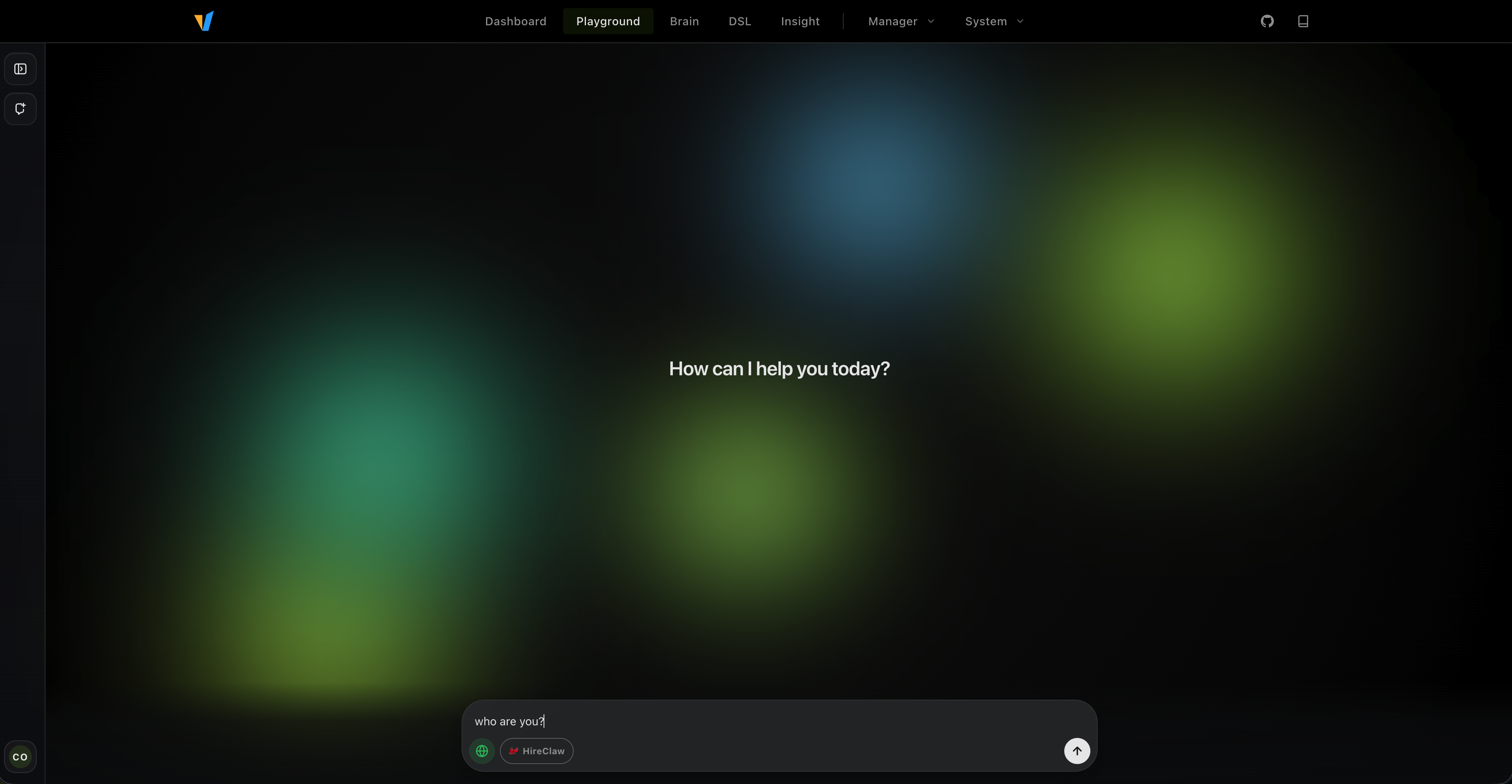Playground view for validating routing behavior